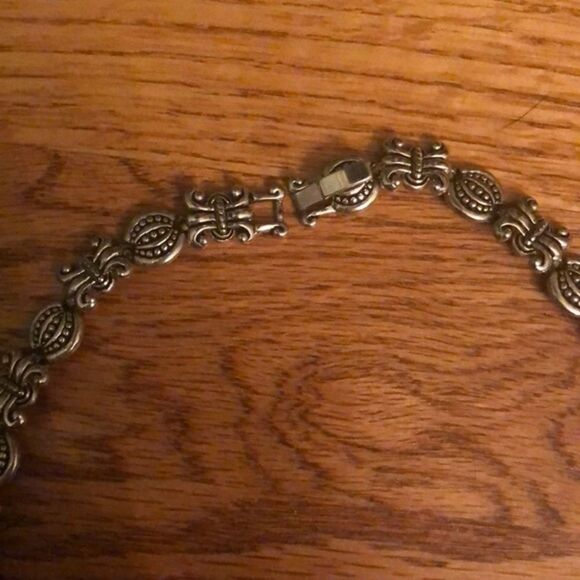 Vintage Link Wheat Scroll Necklace - Picture 4 of 6